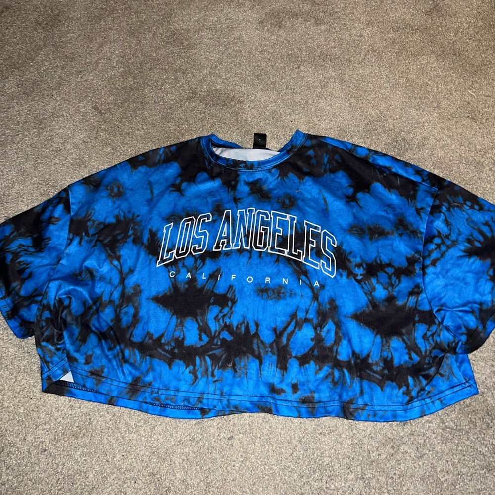 Tie Dye Shein Crop Top